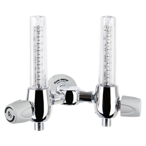 面積式流量計 - Qmed® twin - Flow-Meter - ダブル / 酸素 / 病院用