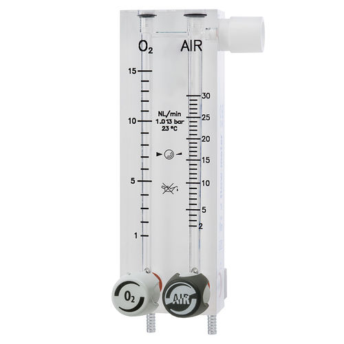 麻酔ガス混合器 - RM/185-2 - Flow-Meter - 患者の呼吸用 / 酸素 / チューブ流量計
