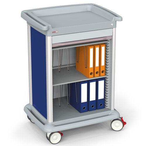 医療書類用台車 - PRECISO N°9X - Francehopital - 輸送用 / 多機能 / プラスチック製