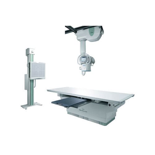デジタルX線撮影装置 - FDR Visionary Suite - FUJIFILM Healthcare - 多目的X線撮影用 / 天井取り付け式伸縮チューブスタンド付き / 床置型ブッキ－