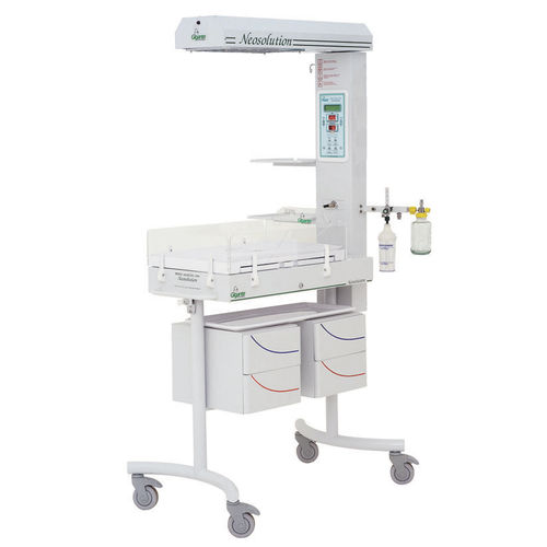 光線療法ランプ付き新生児の集中治療用保育器 - Neosolution - Gigante Recém Nascido - キャスター付き