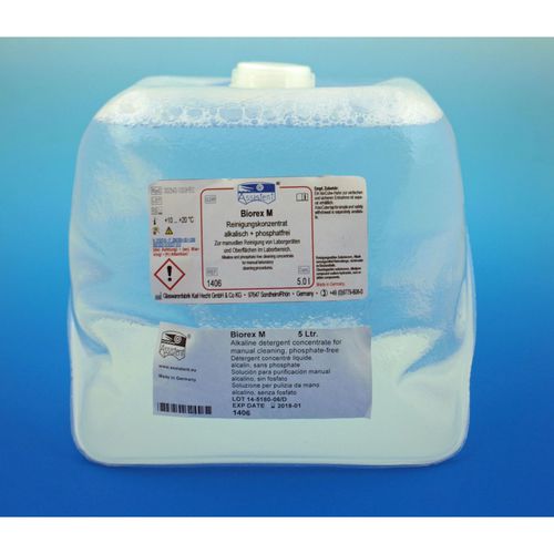 アルカリ洗剤 - Biorex M  - Glaswarenfabrik Karl Hecht - 液体 / 5000ml / 医療器具用