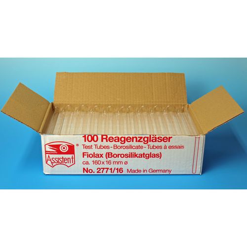 研究所用試験管 - FIOLAX®  - Glaswarenfabrik Karl Hecht - 丸底 / ホウケイ酸ガラス製