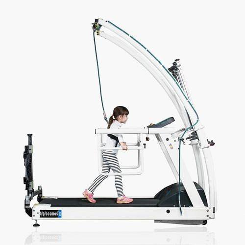 手すりトレッドミル - pluto® med - h/p/cosmos sports & medical - 傾斜付き / ハーネスシステム付き / 子供用