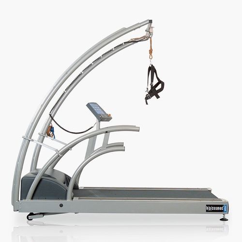 手すりトレッドミル - pulsar® 3p - h/p/cosmos sports & medical - ハーネスシステム付き
