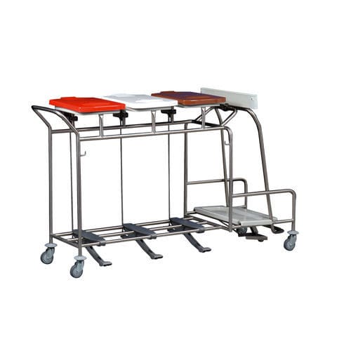 汚いバッグトロリー - WU375LT - Hammerlit - ゴミ箱 / ランドリー / フットペダル付
