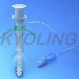 気管切開用カニューレ - 5211 series - Hangzhou Jinlin Medical Appliances - 湾曲 / ラテックス製