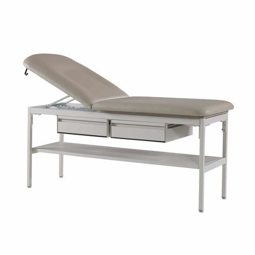 手動式診療台 - 4105-DD-xx  - Hausted Patient Handling Systems - 高さ調節可能な / 背もたれ調節可能な / 収納付き