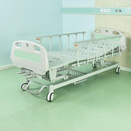 病院用ベッド - D658a - Hopefull Medical Equipment - 手動式 / 高さ調節可能 / 折りたたみ式