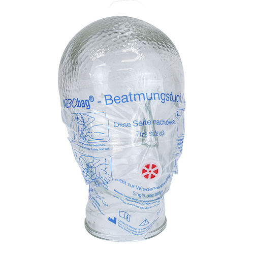 人工呼吸用蘇生用マスク - AERObag® - HBT01-V-S5x5 - HUM - Gesellschaft für Homecare und Medizintechnik - ポリプロピレン製 / 使い捨て / 透明