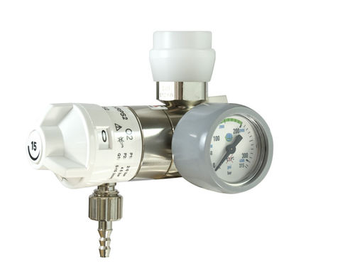 酸素圧力調整器 - AEROway® Fast 15-KRPS DIN-Kupplung - HUM - Gesellschaft für Homecare und Medizintechnik - 救急バッグ用 / 医療用 / コンセント式