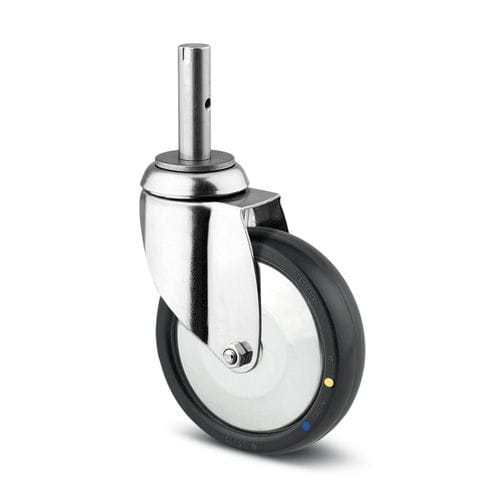 静電気防止車輪 - 014000327 - Hupfer Metallwerke GmbH & Co. KG - ステンレス製 / 回転