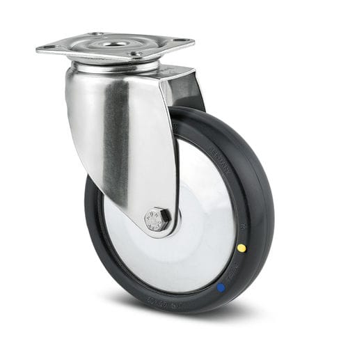 静電気防止車輪 - 014000136 - Hupfer Metallwerke GmbH & Co. KG - ステンレス製 / 回転