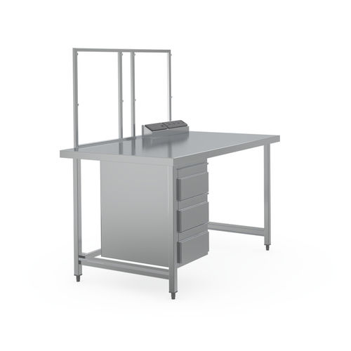 医療器具包装台 - 7506176 - Hupfer Metallwerke GmbH & Co. KG - 長方形 / 引き出し付き