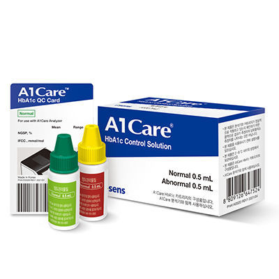 溶液試薬キット - A1Care™ - i-Sens - 品質管理 / 液体 / HbA1c