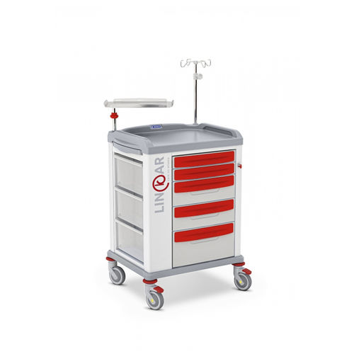 救急用台車 - LINKAR 329501 - Malvestio - Furniture for healthcare facilities - 集中治療用 / 無菌製品用 / 酸素ボンベ用