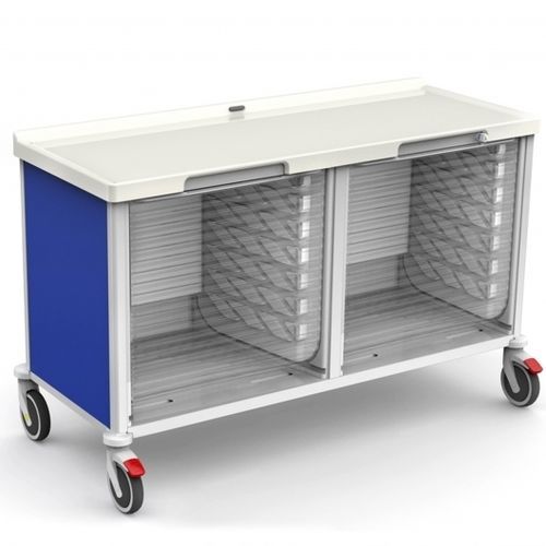 ABS樹脂製キャビネット - 326520LC  - Malvestio - Furniture for healthcare facilities - コーリアン®製 / 青色 / 透明