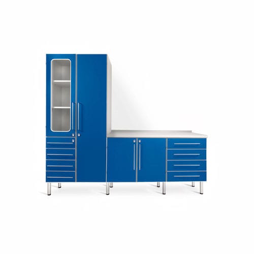 整理用キャビネット - IB - Malvestio - Furniture for healthcare facilities - 扉付き / 引き出し付き / 青色