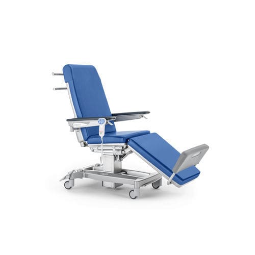 電動式治療用アームチェア - Malvestio - Furniture for healthcare facilities - 3セクション / キャスター付き / 高さ固定タイプ
