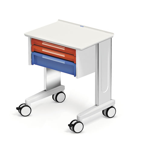 引き出し付きワークトップ - 328800 - Malvestio - Furniture for healthcare facilities - キャスター付き