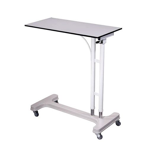 空気圧式作動オーバーベッドテーブル - K058 / K - Kenmak Hospital Furnitures  - キャスター付き / 高さ調整可能