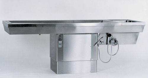 法医学用検死台 - STV 10/100-Roll-in - KUGEL medical GmbH & Co. KG - 解剖 / 遺体洗浄用 / 固定型
