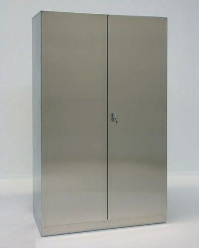 動物病院用キャビネット - HoS-FT-900 - KUGEL medical GmbH & Co. KG - 開き戸付き / ステンレススチール製 / グレー