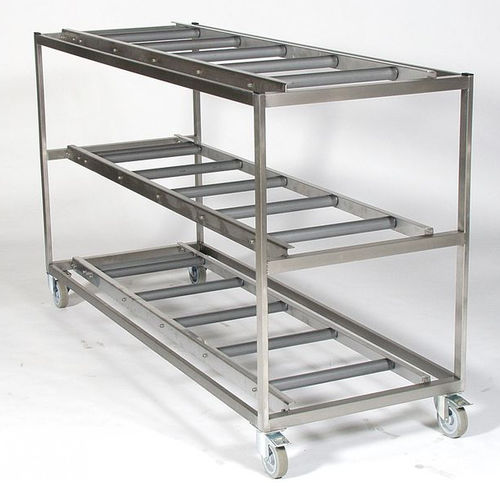 2段シェルフユニット - REF 32/750-02 - KUGEL medical GmbH & Co. KG - 遺体保存用 / ポータブル / ステンレススチール製