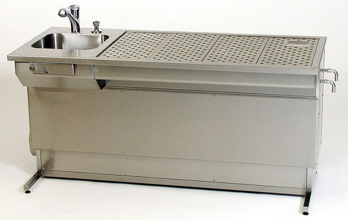 肉眼検査台 - UCS-E-1500 - KUGEL medical GmbH & Co. KG - 実験用 / 長方形 / ステンレススチール製