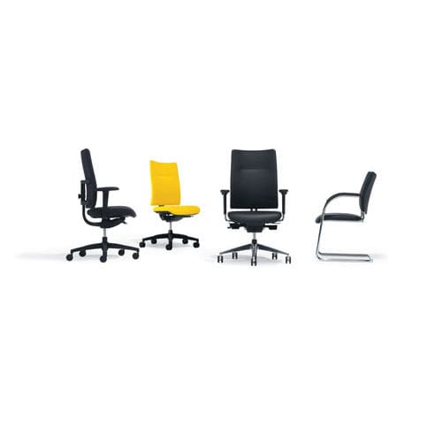 肘掛け付きオフィスチェア - 9200 Papilio - Kusch+Co GmbH - ローラー付き / 背もたれ付き / 人間工学デザイン