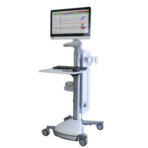 コンピューターべース尿力学システム - Aquarius&reg; CT - Laborie Medical Technologies - キャスター付き