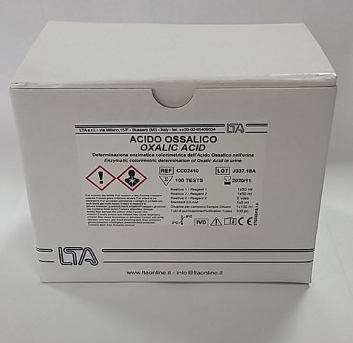 臨床化学検査キット - CC02400, CC02410 - LTA  - シュウ酸 / 尿用 / 酵素