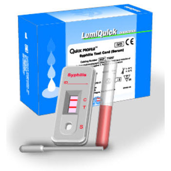 梅毒検査キット - QuickProfile™  - LumiQuick Diagnostics Inc. - 抗体 / IgG / 免疫グロブリンM