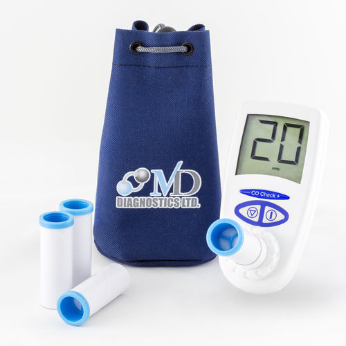 炭素呼吸モニタ－ - CO Check + - MD Diagnostics Ltd - 禁煙用 / 電子 / 手持ち式