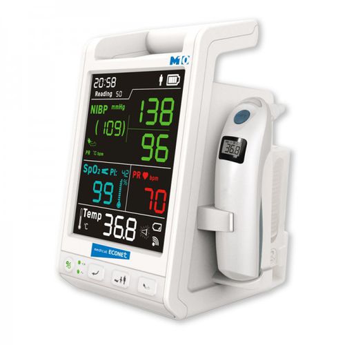 携帯型バイタルサイン モニター - M10 - Medical Econet  - コンパクト / TEMP / 心拍数
