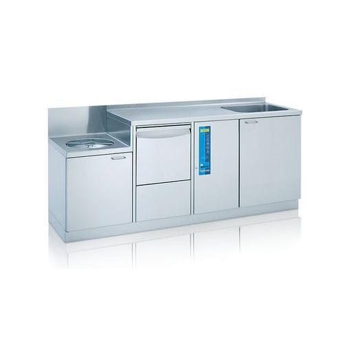 埋め込み式便器洗浄機 - TopLine M2 SAN 20 W - MEIKO/メイコー - 自動 / ステンレススチール製