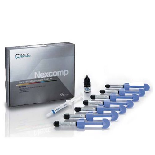 ハイブリッドコンポジット歯科材料 - Nexcomp - META-BIOMED - 樹脂製 / 歯の修復用