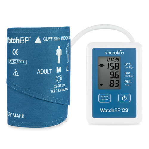 自動電子血圧計 - O3 2G - Microlife - Bluetooth / 充電式バッテリー付き / 大人用カフ付