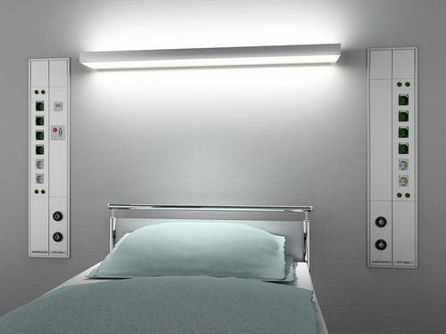 壁取り付け式べッドのヘッドユニット - IVV 1054 UP - modul technik - 横型 / 縦型 / 病室用