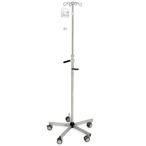 キャスター付きIV スタンド - I140181 - MTH Medical GmbH - 4フック / 伸縮自在 / 高さ調節可能な