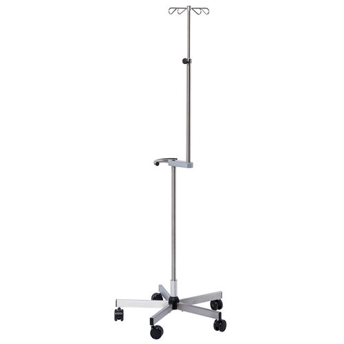キャスター付きIV スタンド - IV100909 - MTH Medical GmbH - 4フック / シリンジ ポンプ用 / 伸縮自在