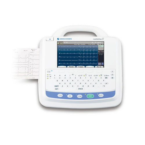 休息用心電計 - cardiofax S - Nihon Kohden Europe - 6チャンネル / デジタル式 / 印刷機能付き