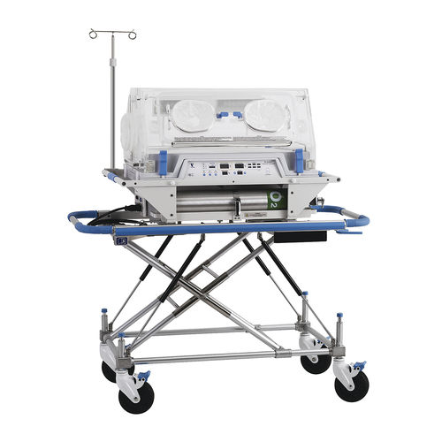 輸送用保育器 - TI-2000 - Ningbo David Medical Device - キャスター付き / 高さ調節可能な / 窓4個付き