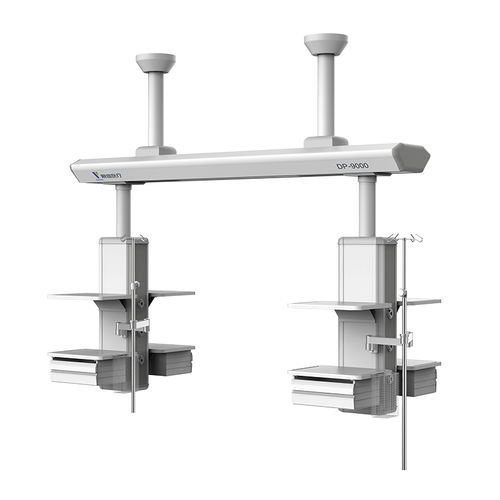 天井取付け供給ビーム装置 - DP series - Ningbo David Medical Device - 集中治療用 / シェルフ付
