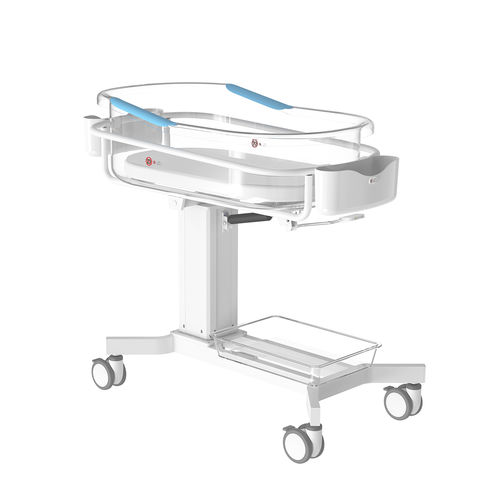 高さ調節可能な病院用バシネット - YC-100B - Ningbo David Medical Device - 傾斜 / キャスター付き / 収納付き