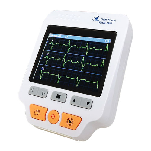 手持ち型患者モニター - Prince-180D - Heal Force - ECG / 心拍数 / SpO2