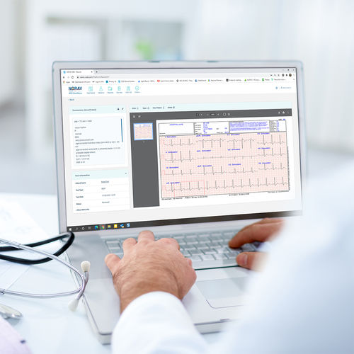 データ管理ソフト - NEMS Web - NORAV Medical - 患者データ管理用 / 安全 / 患者のレジュメ管理用