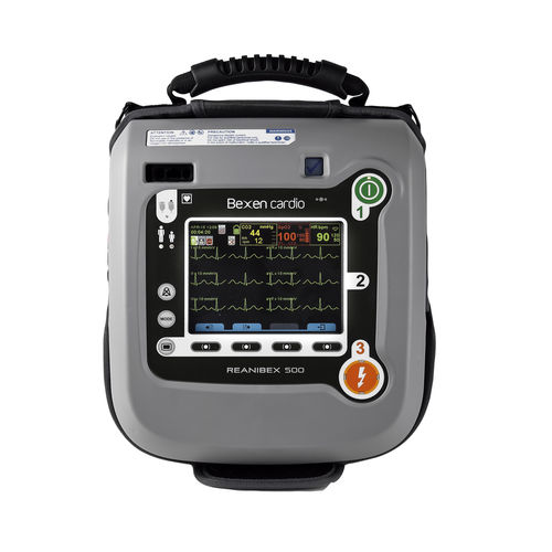 自動体外式除細動器 - Reanibex 500 EMS - Bexen Cardio - 手動 / 二相性 / Bluetooth