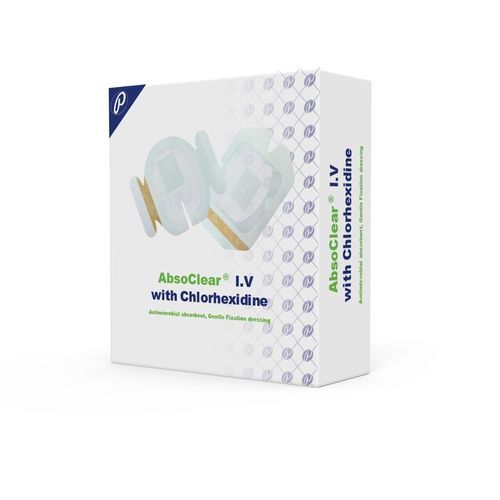 IVカテーテル固定 - AbsoClear® - Pharmaplast - 腕用 / 貼るタイプの