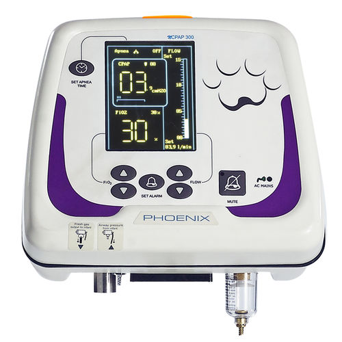 蘇生用人工呼吸器 - nCPAP 300 - Phoenix Medical Systems  - 新生児用 / CPAP / キャスター付き